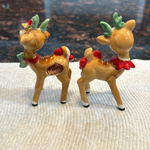 Vintage LEFTON Christmas reindeers set - Picture 6 of 13
